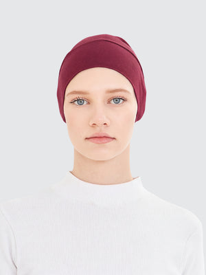 Hijab Undercap - Burgundy