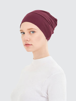 Hijab Undercap - Burgundy