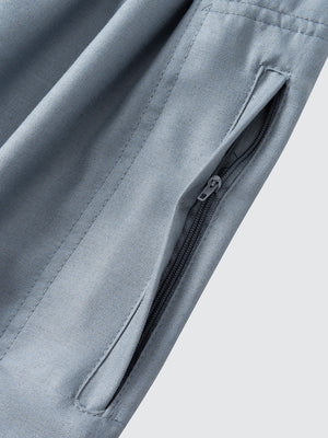 Moroccan Long Sleeve Thobe Set – Andalus (Slate Blue with Blue)