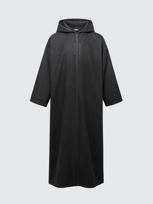 Moroccan Winter Djellaba - Kasbah (Black)