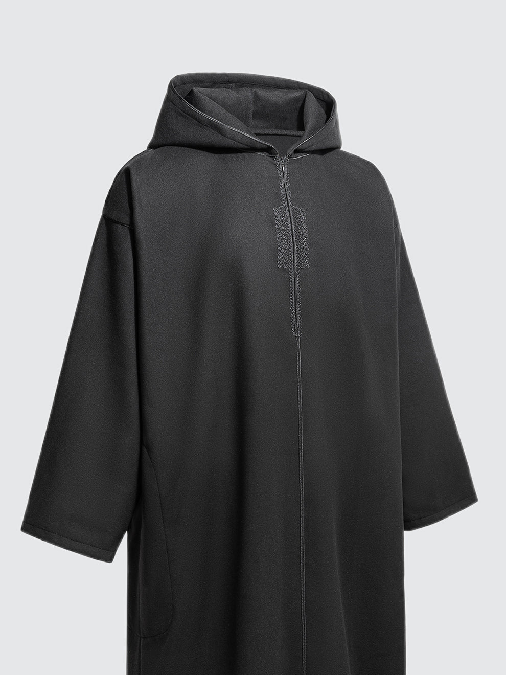 Moroccan Winter Djellaba - Kasbah (Black)