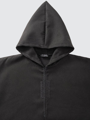 Moroccan Winter Djellaba - Kasbah (Black)