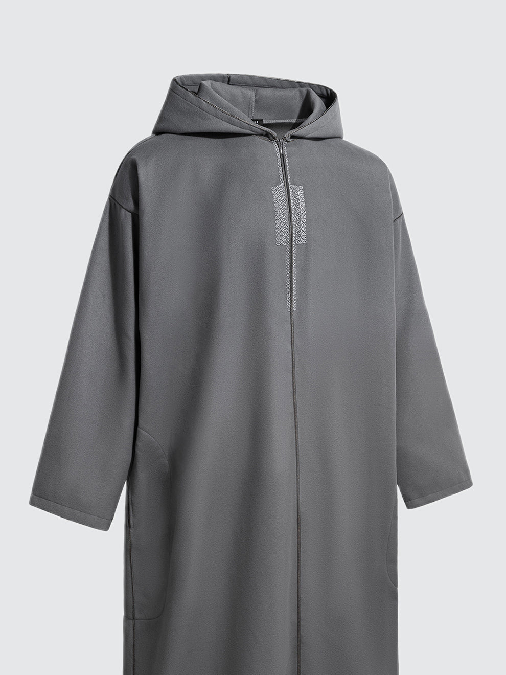 Moroccan Winter Djellaba - Kasbah (Charcoal Grey)