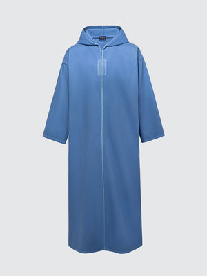 Moroccan Winter Djellaba - Kasbah (Sky Blue)