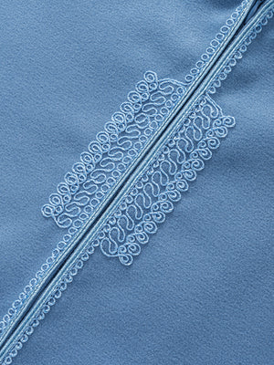 Moroccan Winter Djellaba - Kasbah (Sky Blue)