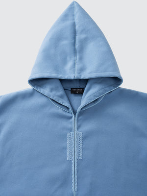 Moroccan Winter Djellaba - Kasbah (Sky Blue)