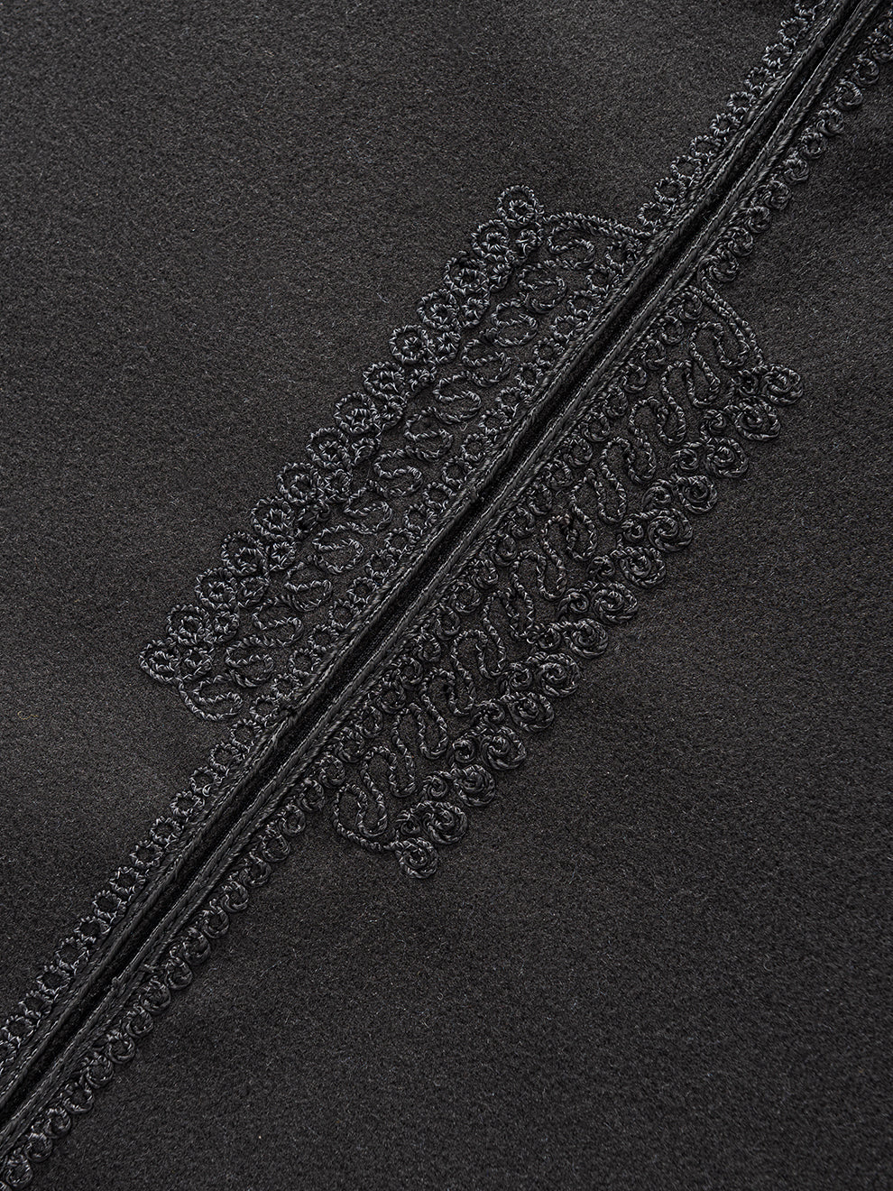 Moroccan Winter Djellaba - Kasbah (Black)