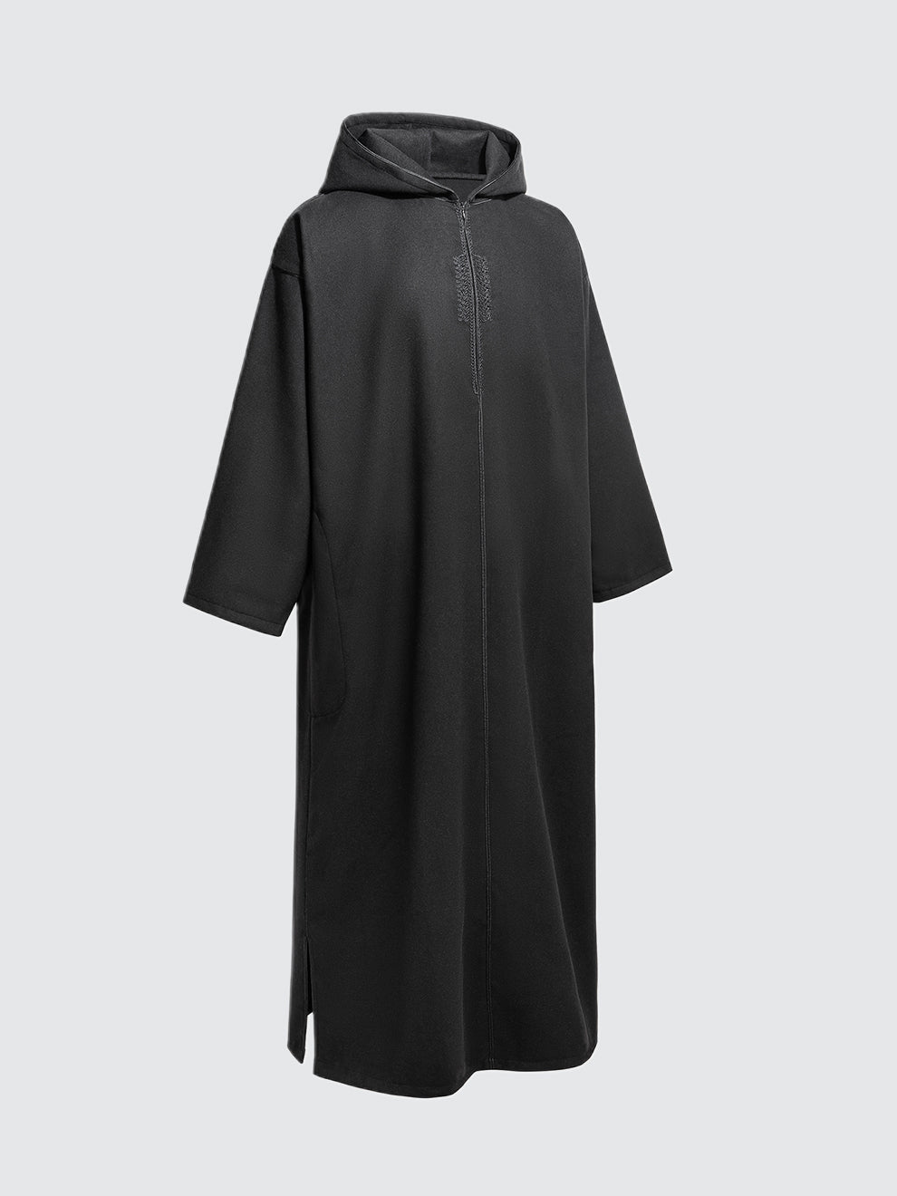 Moroccan Winter Djellaba - Kasbah (Black)