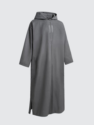 Moroccan Winter Djellaba - Kasbah (Charcoal Grey)