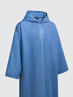 Moroccan Winter Djellaba - Kasbah (Sky Blue)