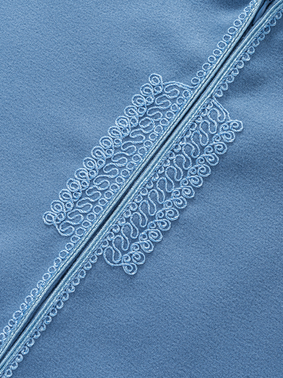 Moroccan Winter Djellaba - Kasbah (Sky Blue)